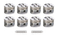 8 Pack Set Cast Pistons - H273CP