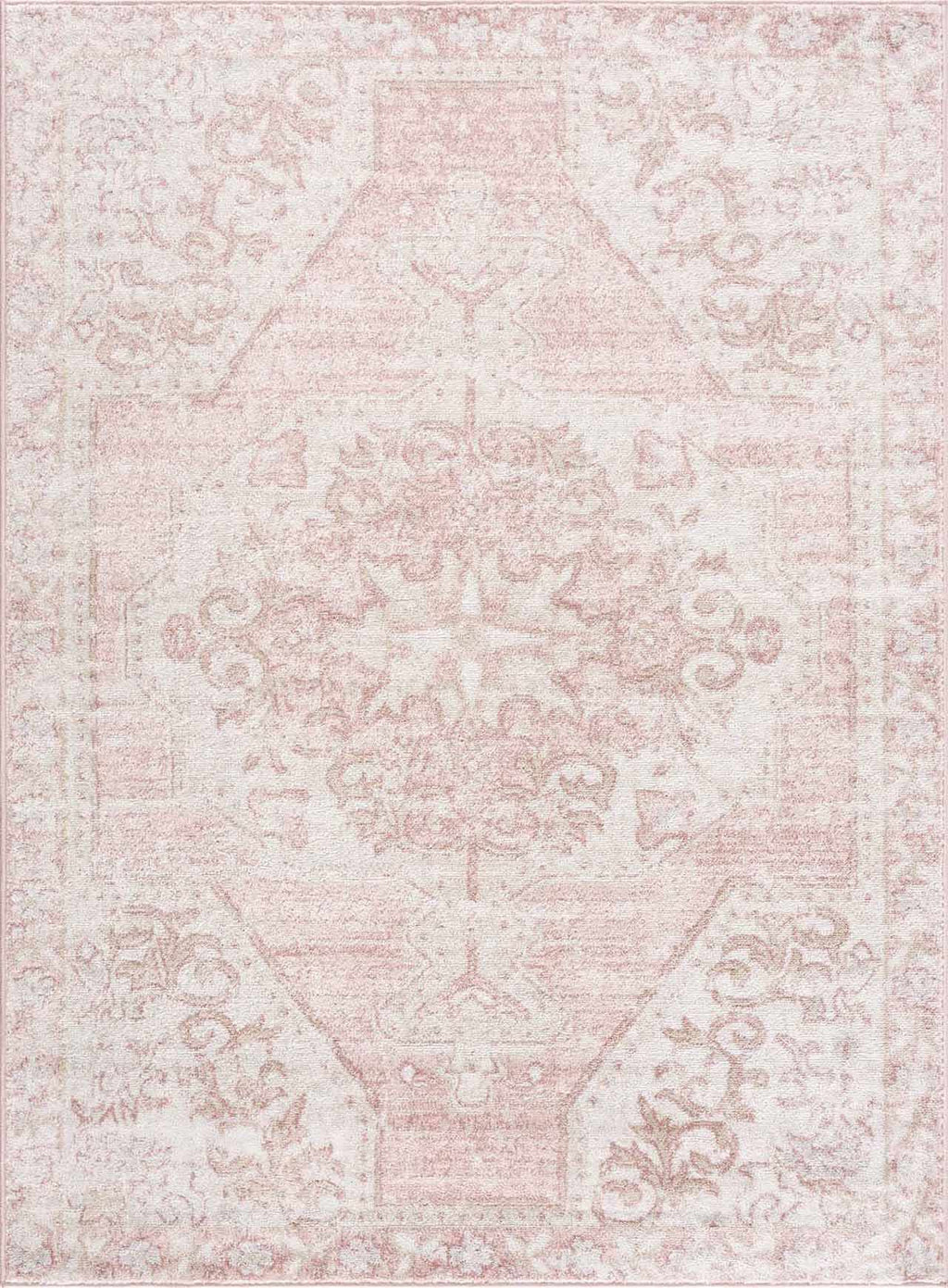 Snead Pink Floral Rug