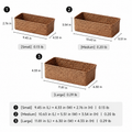 Rectangular Seagrass Organizer Basket