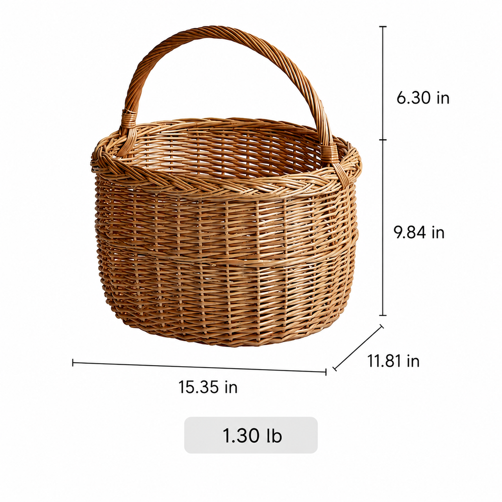 Willow Bloom Basket