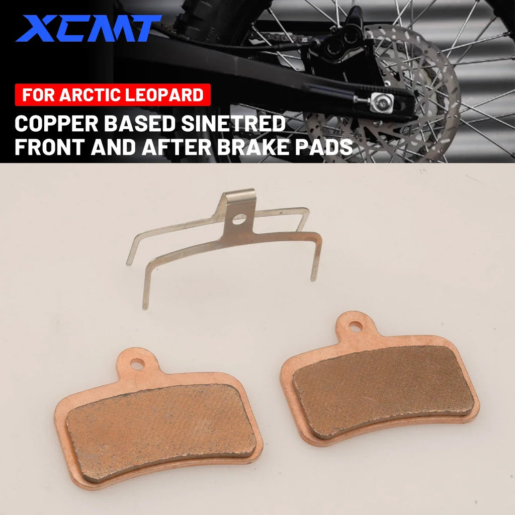 For Arctic Leopard Cloud Leopard Pro S Copper Based Sintered Disc Brake Pads | Motorcycle Front and Rear Brake Pads