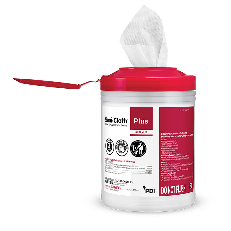 Sani-Cloth Plus Germicidal Disposable Cloth – Multiple Configurations