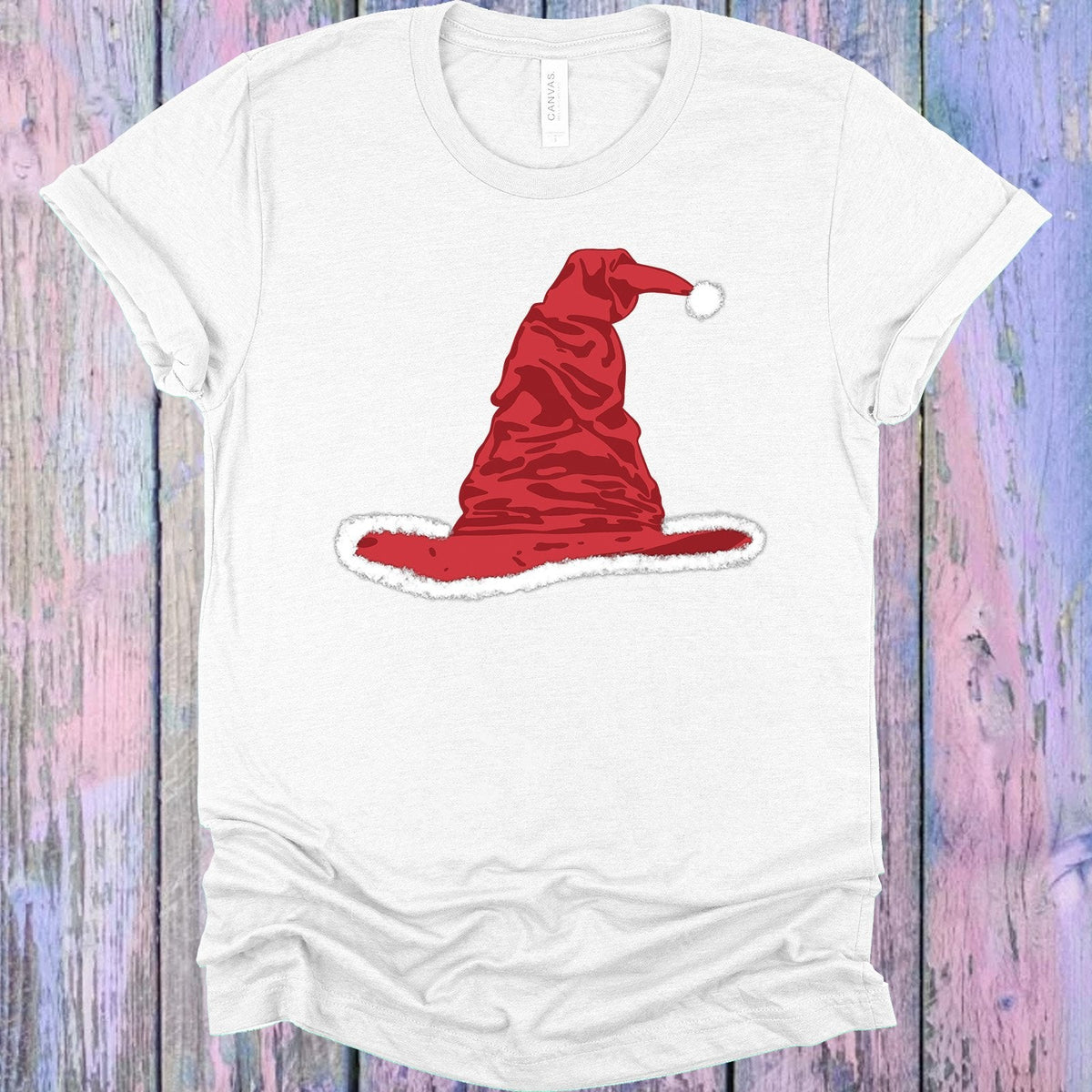 Santa Sorting Hat Graphic Tee