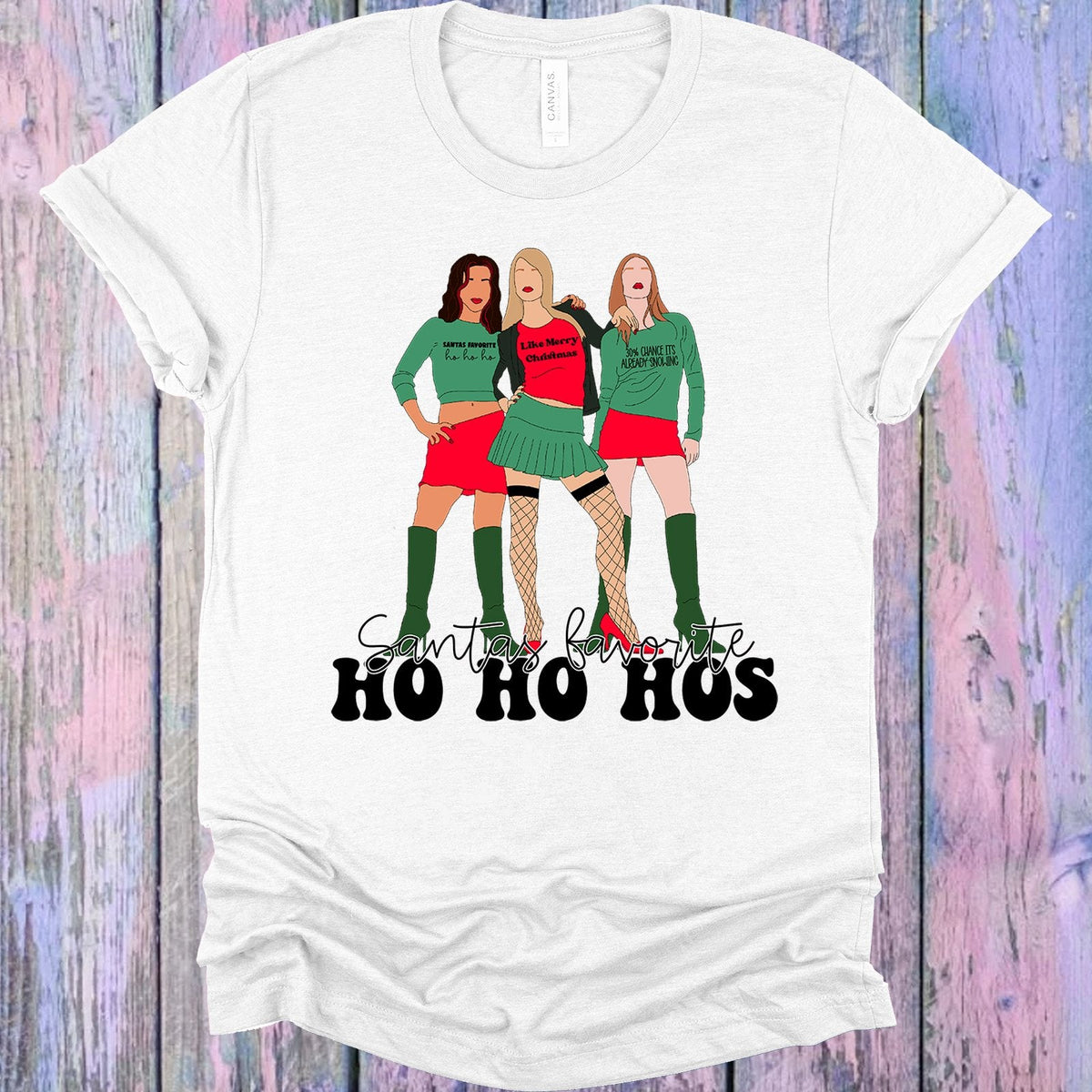 Santa's Favorite Ho Ho Hos Graphic Tee