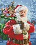 Santas Magic Bag Cross Stitch By Dona Gelsinger