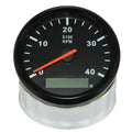 85mm Diesel Engine Tachometer 0-4000RPM | Digital LCD Hour Meter with M16/M18 RPM Sensor