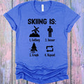 Skiing is Graphic Tee