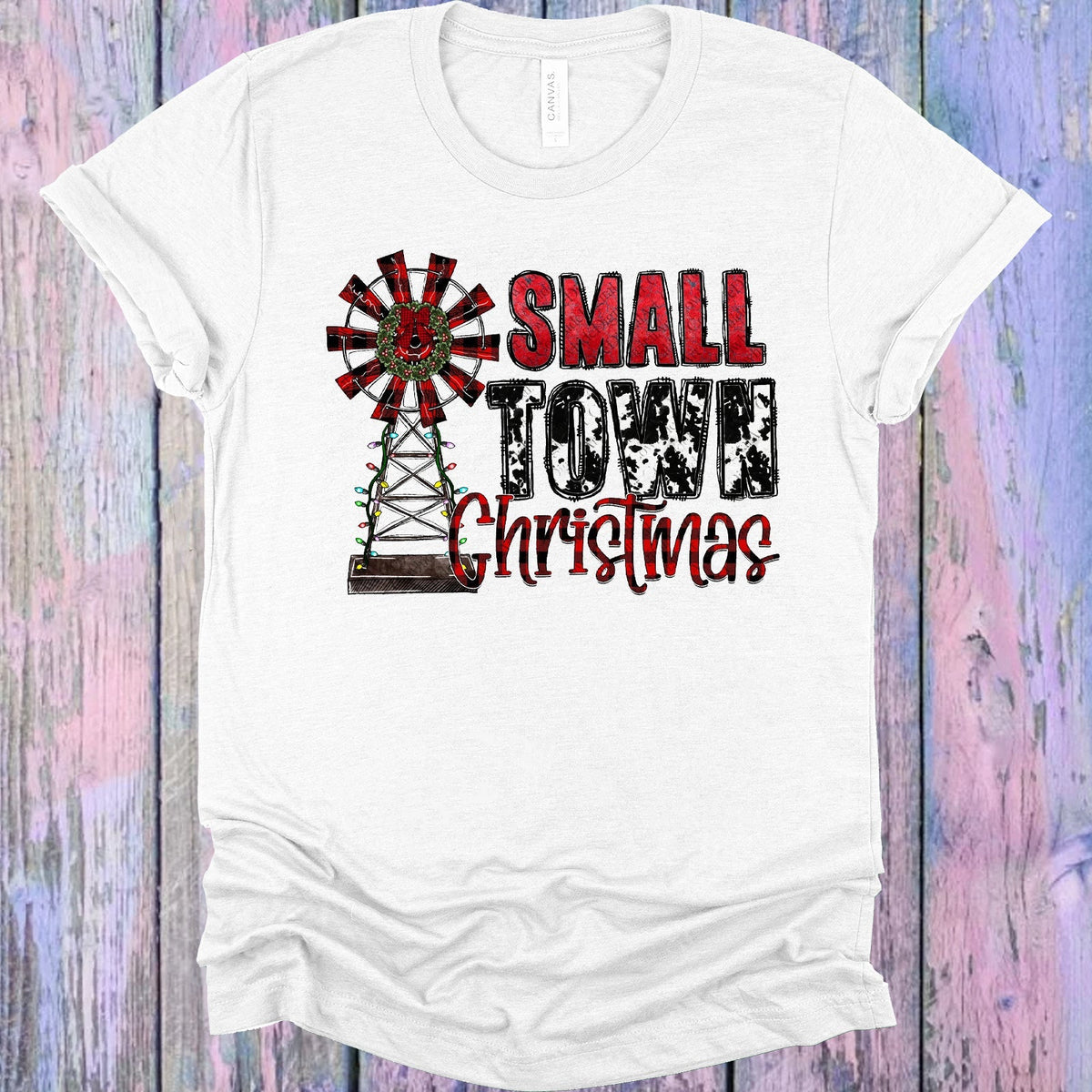 Small Town Christmas Graphic Tee