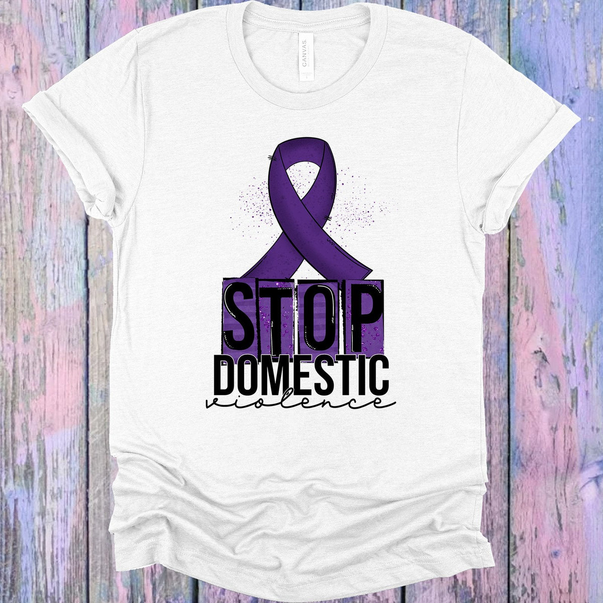 Stop Domestic Violence Graphic Tee
