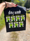 My Week Graphic Tee