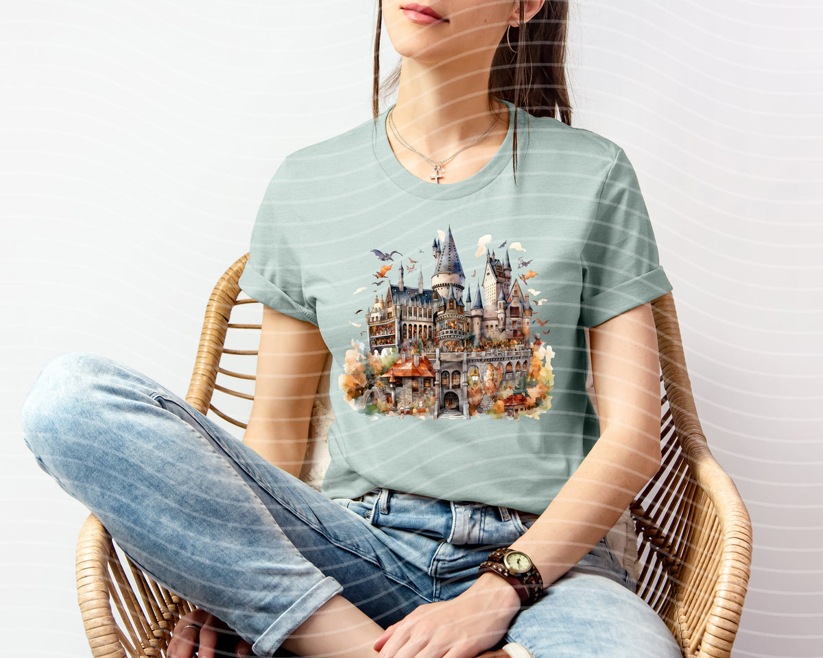 Fall Castle Graphic Tee