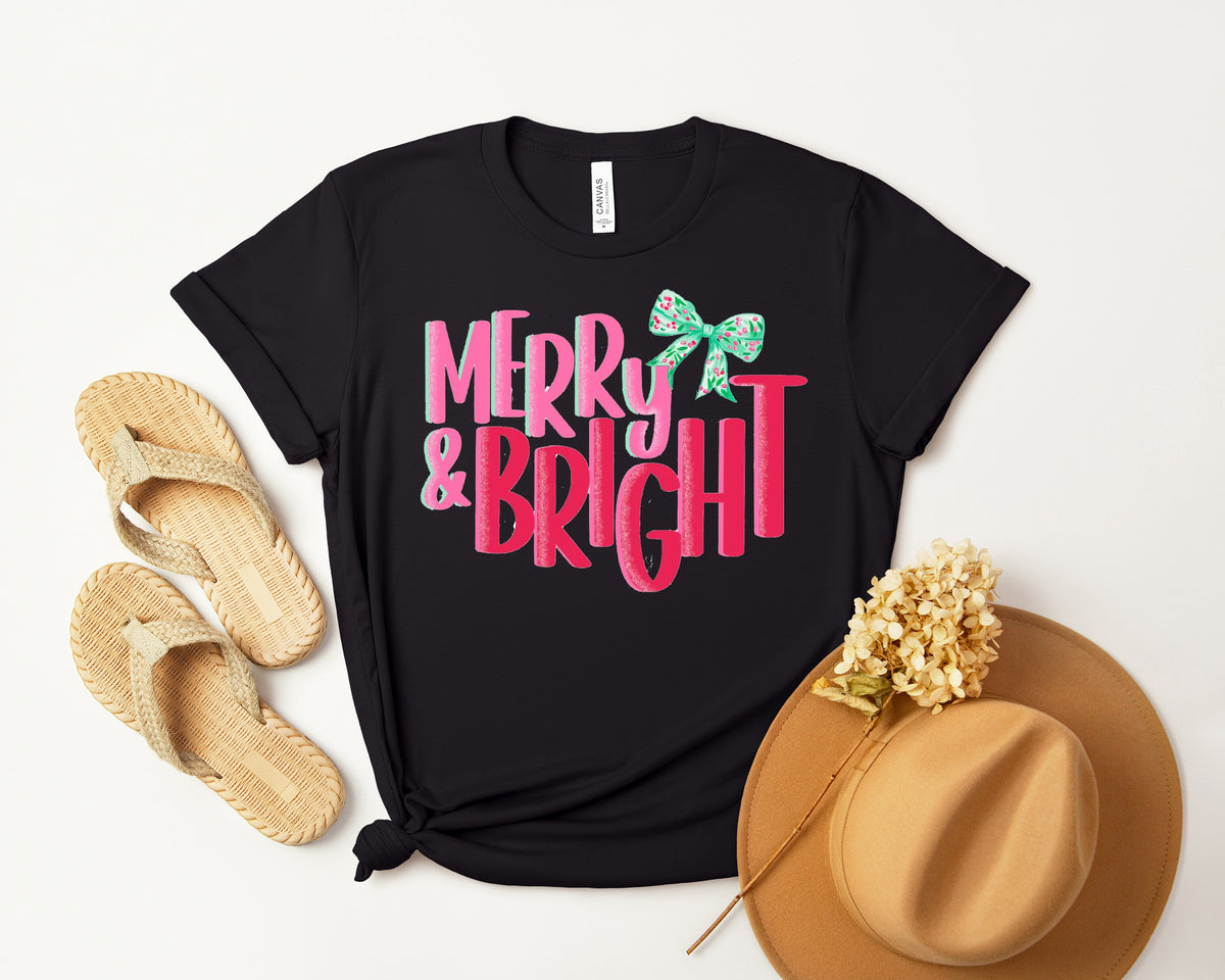 Merry & Bright Graphic Tee