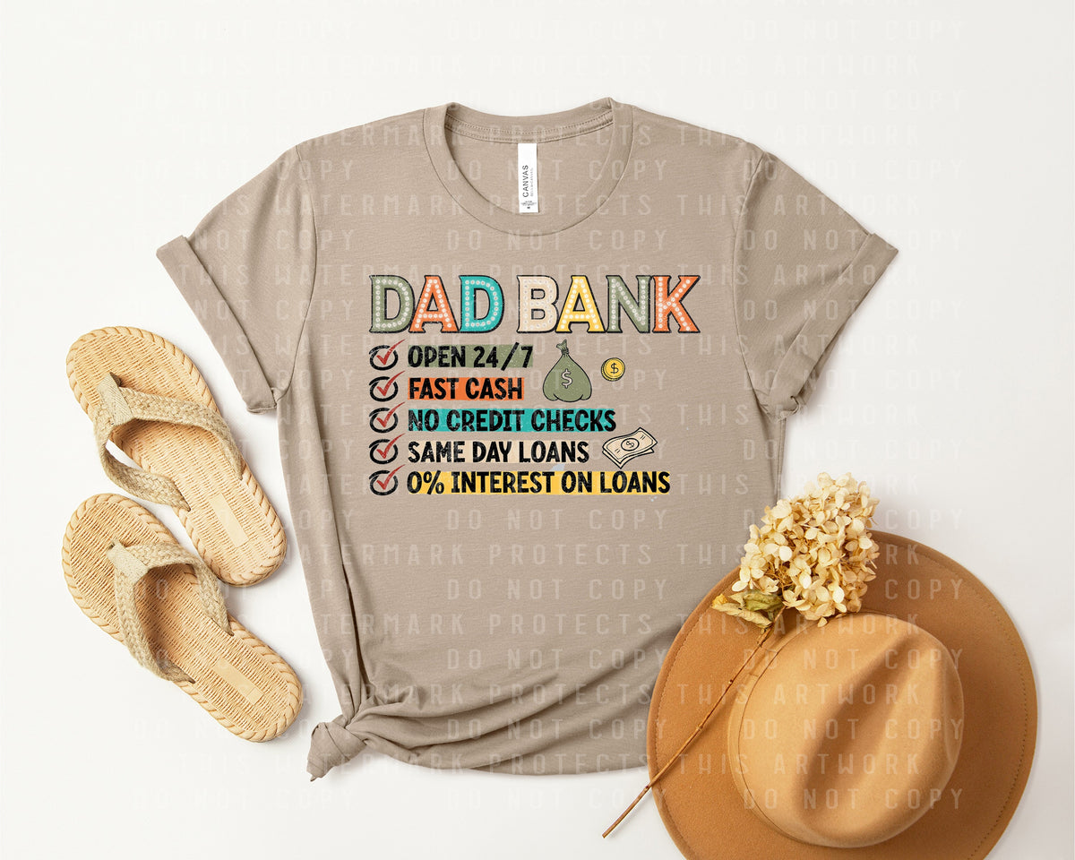 Dad Bank Graphic Tee