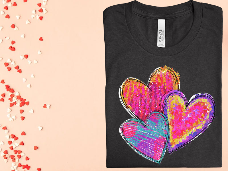 Bright Hearts Graphic Tee