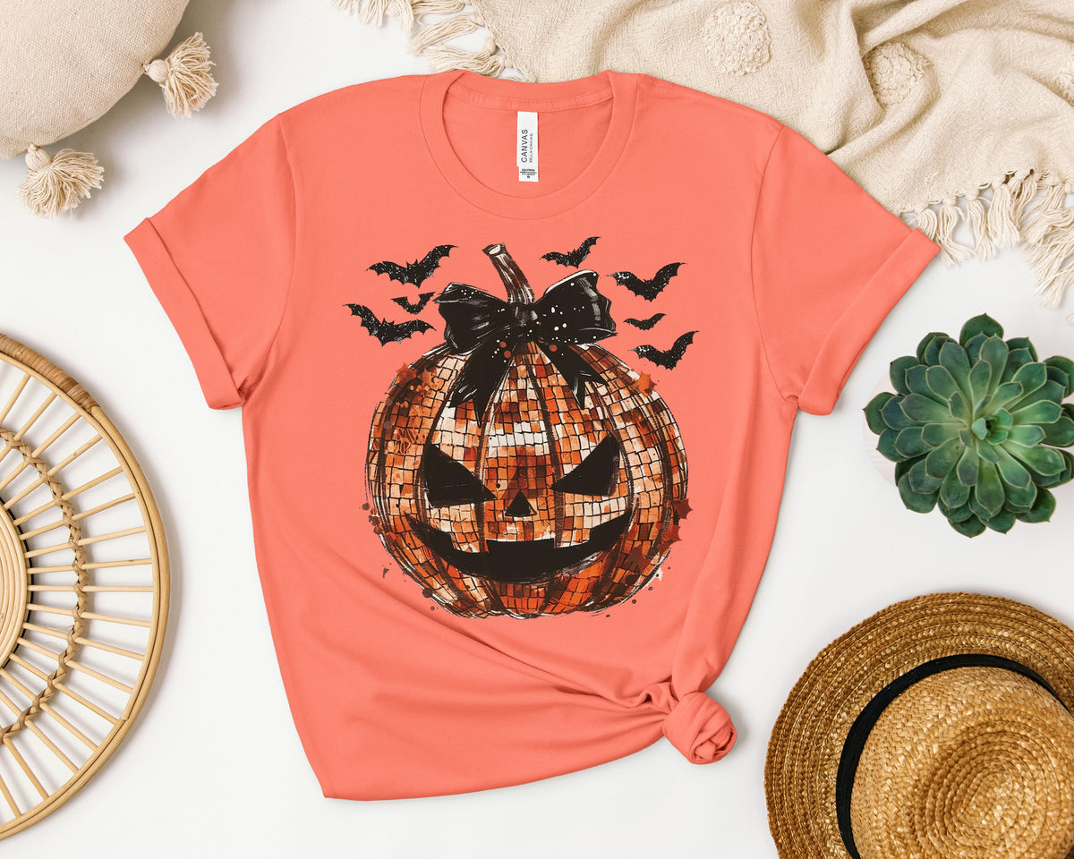 Glitter Jack o'Lantern Graphic Tee
