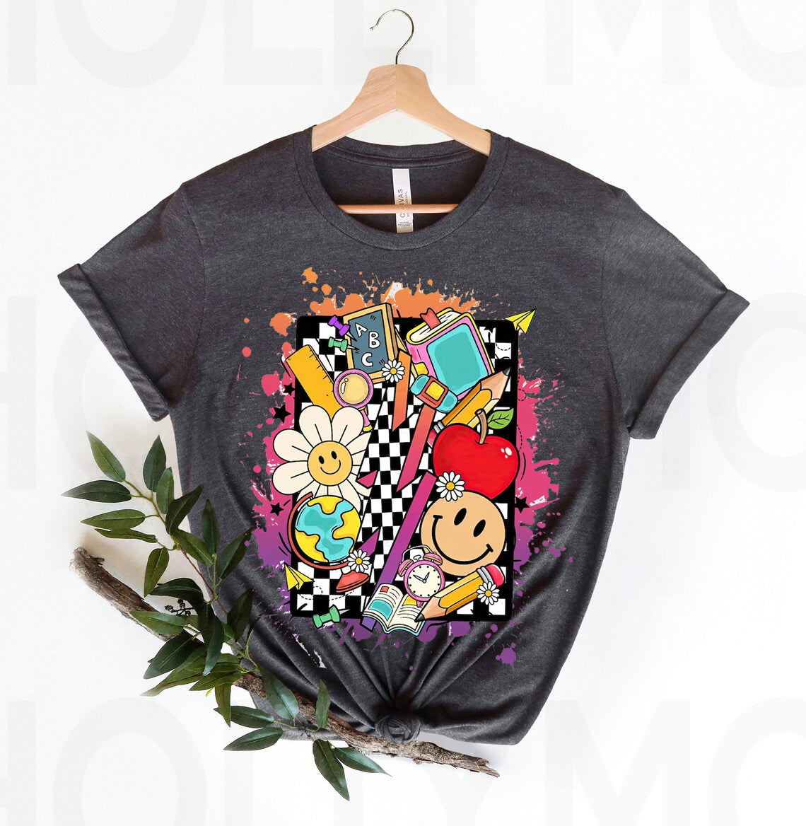 Teacher Collage Graphic Tee