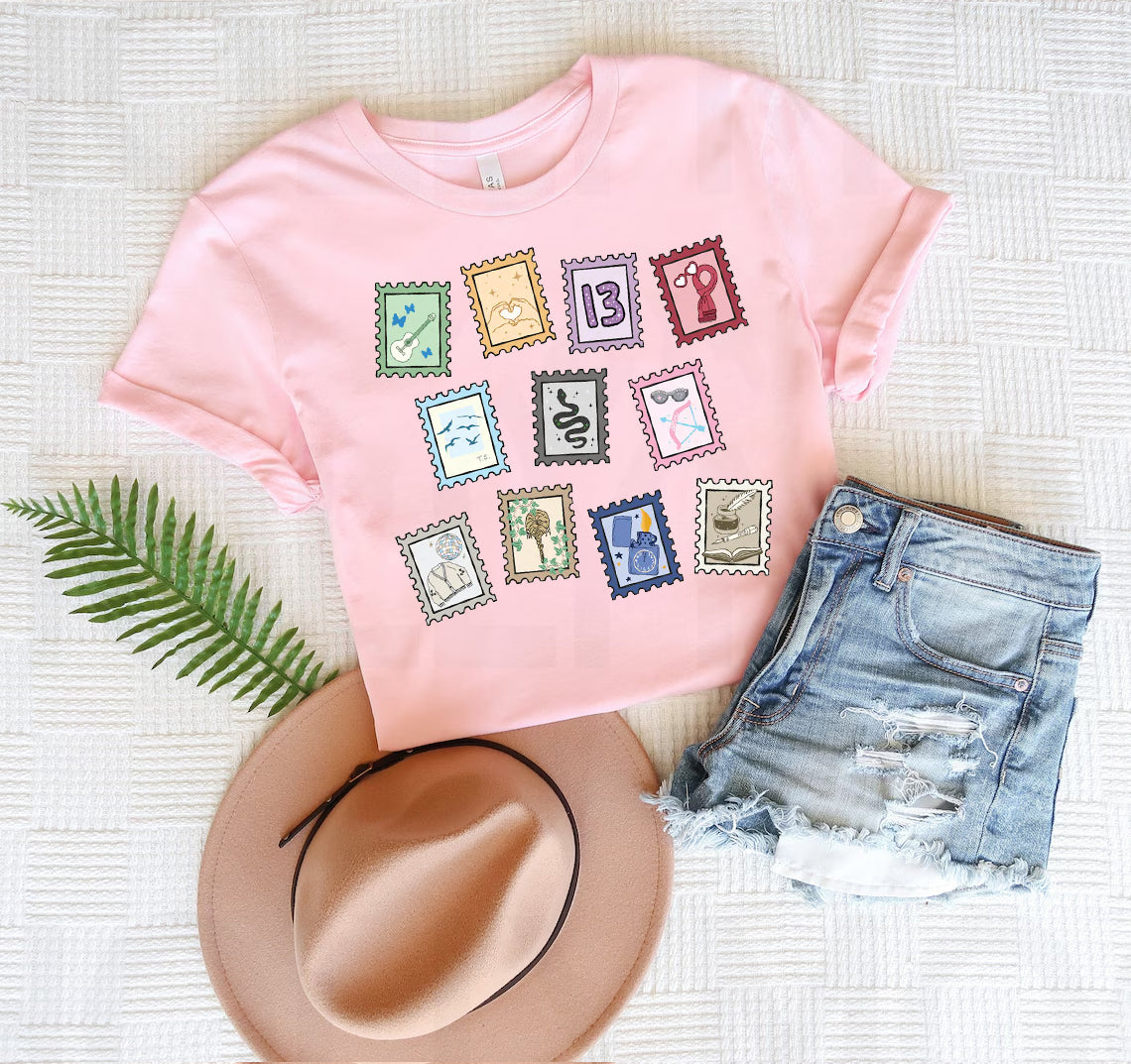Swiftie Stamps Graphic Tee