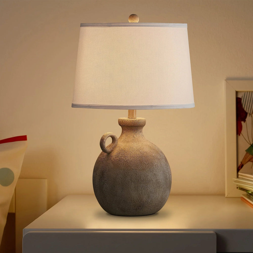Table Lamp - 3-Way Dimmable White