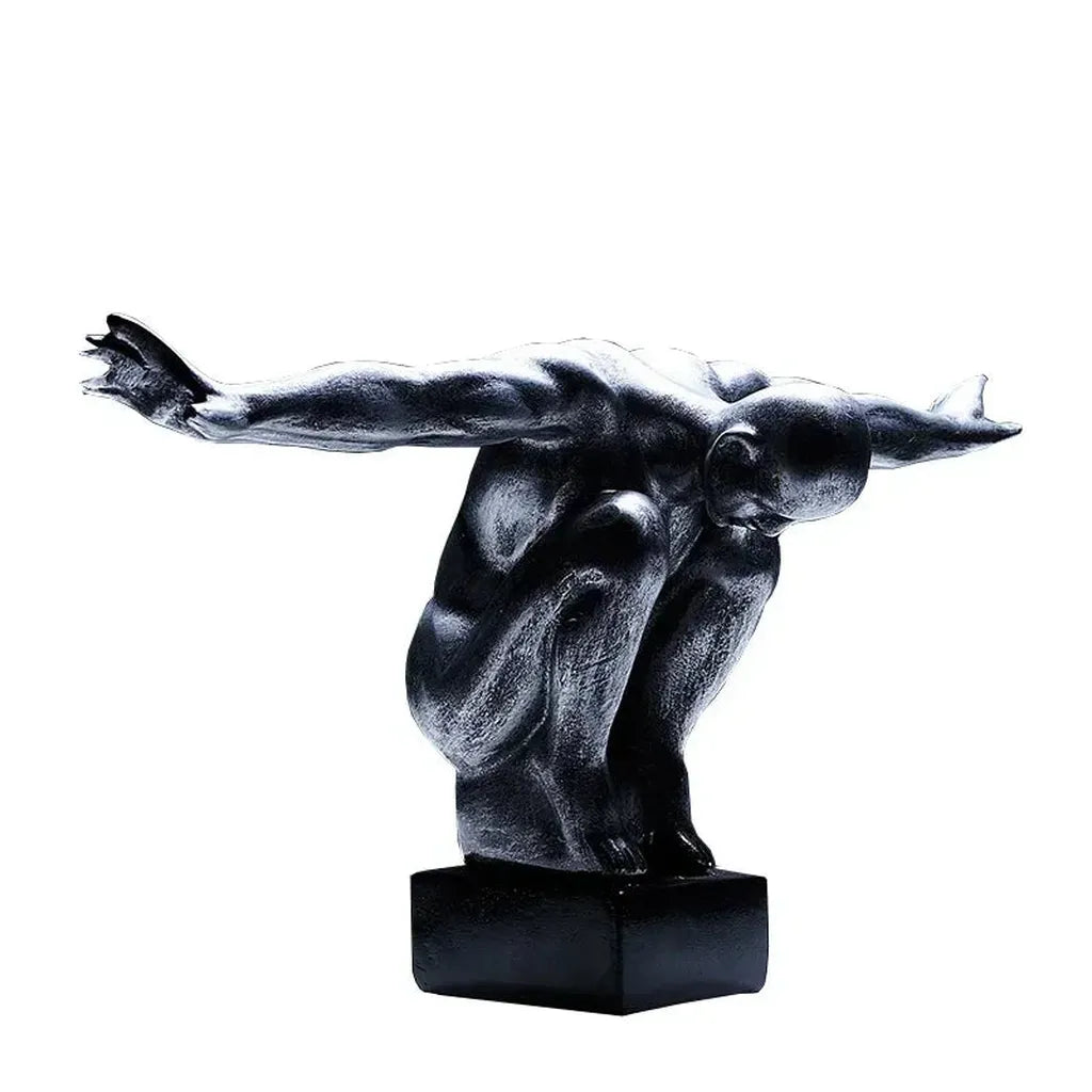 Abstract Thinker Statue Sculpture Modern Home Decor