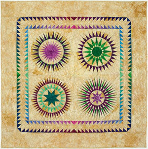 Mariners Compass Quilts - Reach For the Stars
