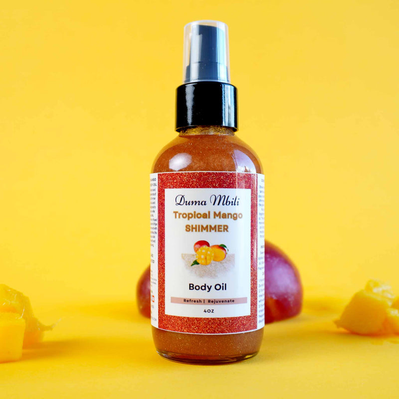 Tropical Mango Shimmer Body Oil – 4 oz