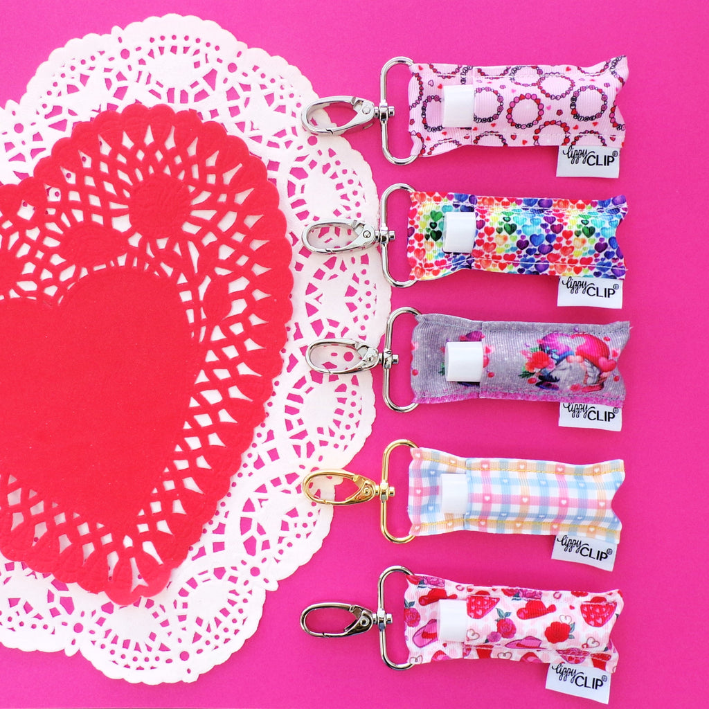 Valentine Beaded Bracelets LippyClip® Lip Balm Holder