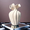 Vase - Striped Ceramic 20cm
