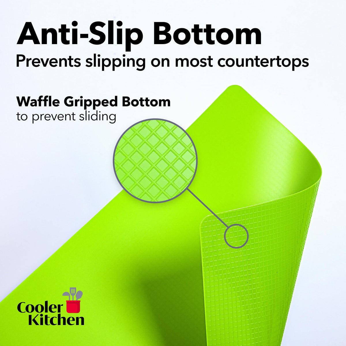 Extra Thick Flexible Plastic Cutting Board Mats Set for Kitchen