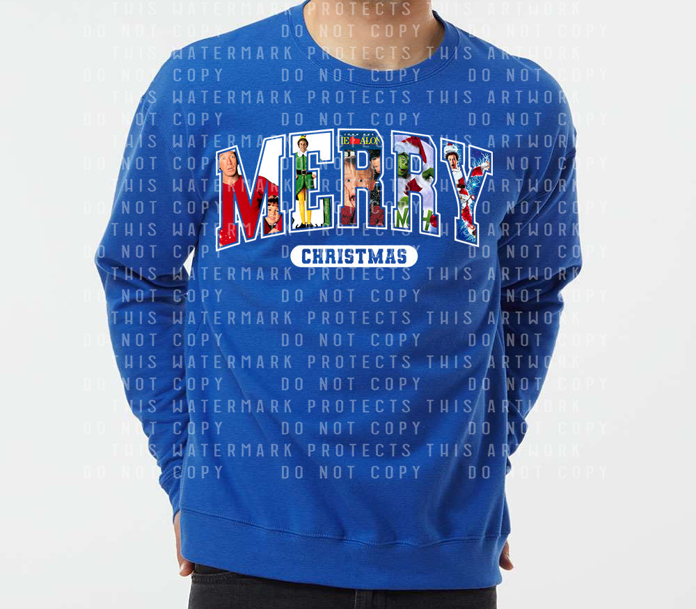Merry Christmas Movies Graphic Tee