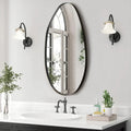 Wall Mirror - Asymmetrical Black 53x90cm