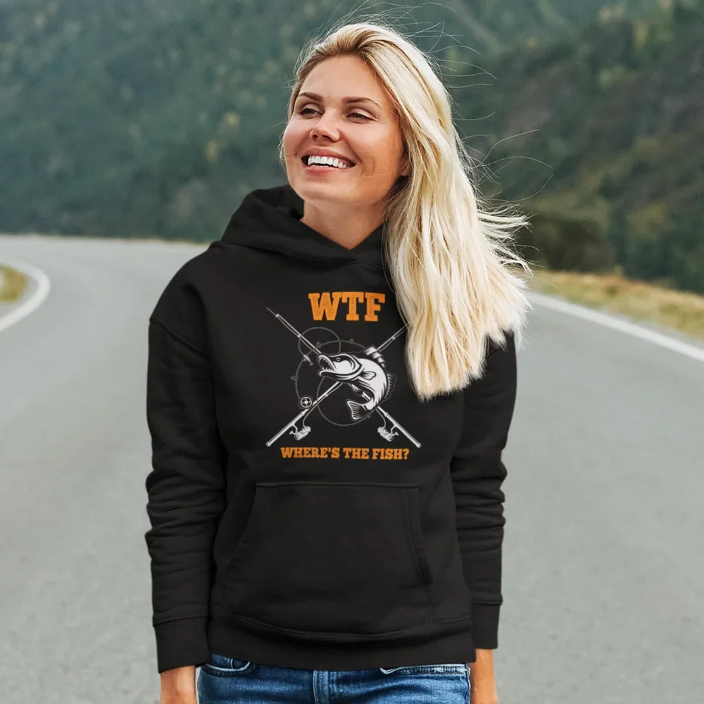 WTF Where's The Fish Unisex Hoodie