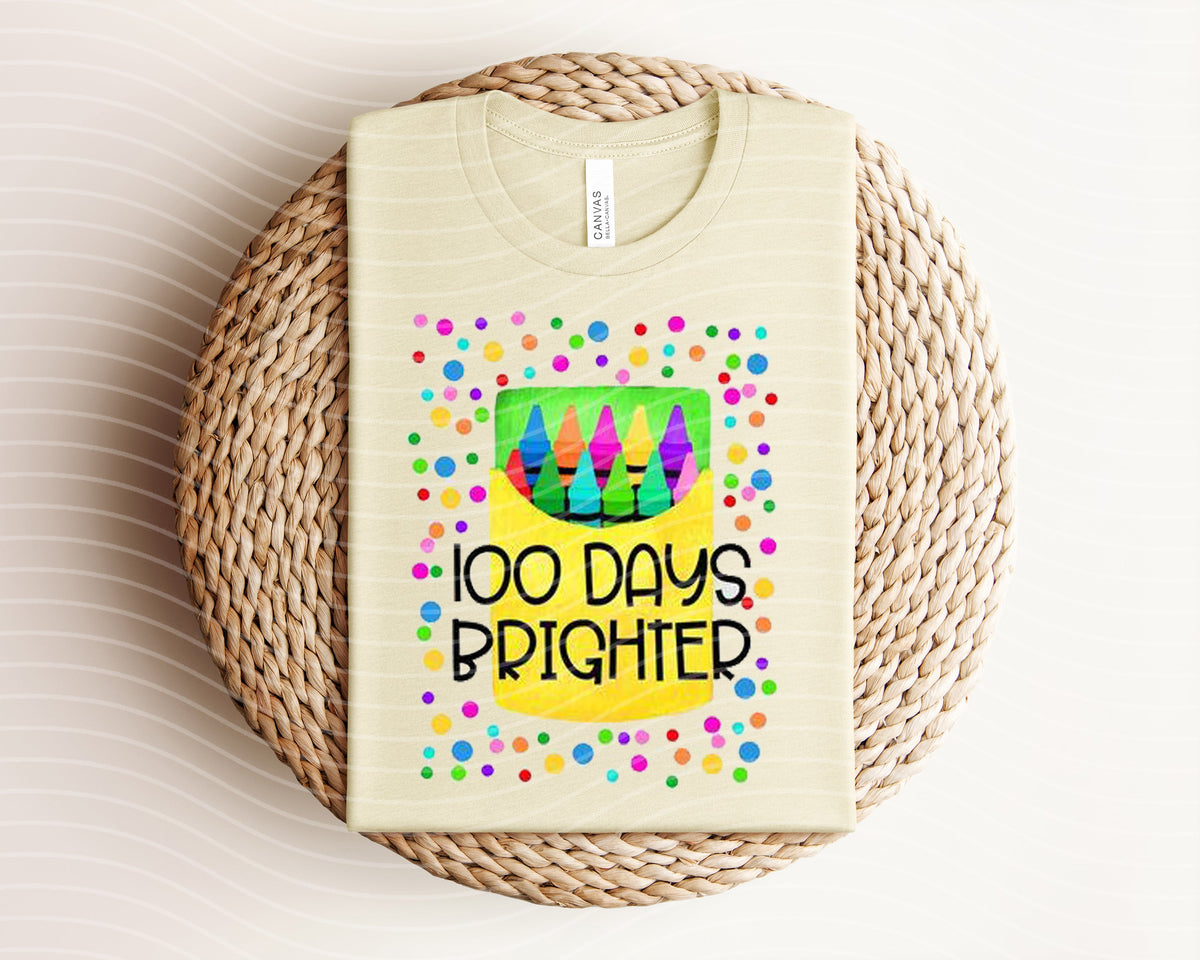 100 Days Brighter Graphic Tee