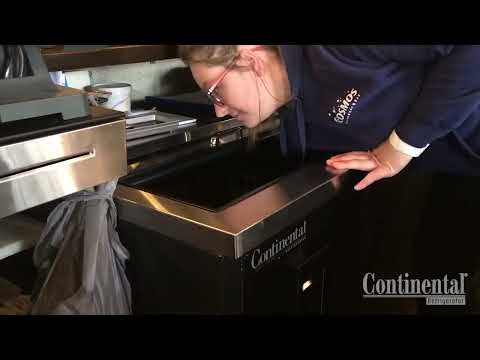 Continental Refrigerator Designer Line DL1WI-SA Roll-In One-Section Warmer with Solid Door, Stainless Steel Exterior