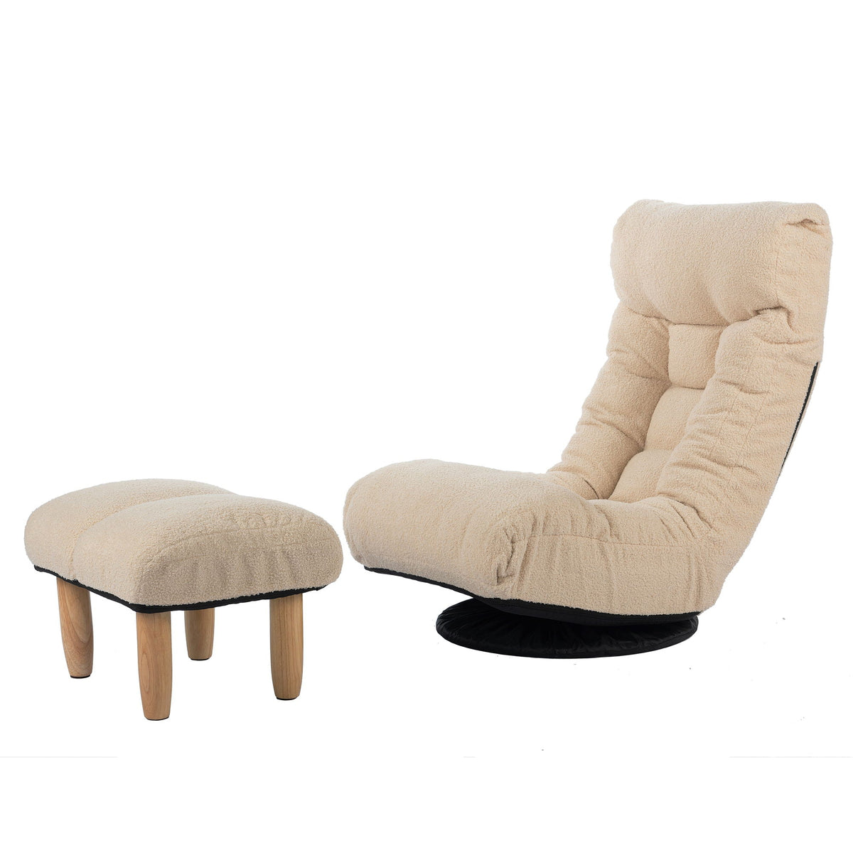 Adjustable Japanese Reclining Floor Chair Sofa With Metal Frame