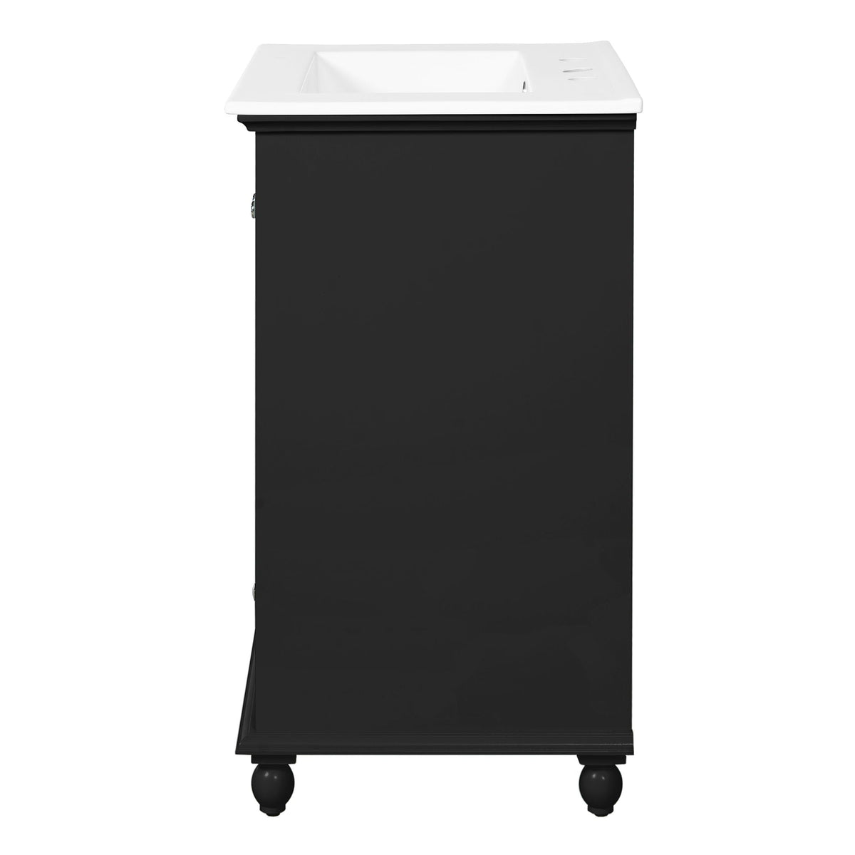 Modern Bathroom Vanity With Sink, Cabinet, And Drawers