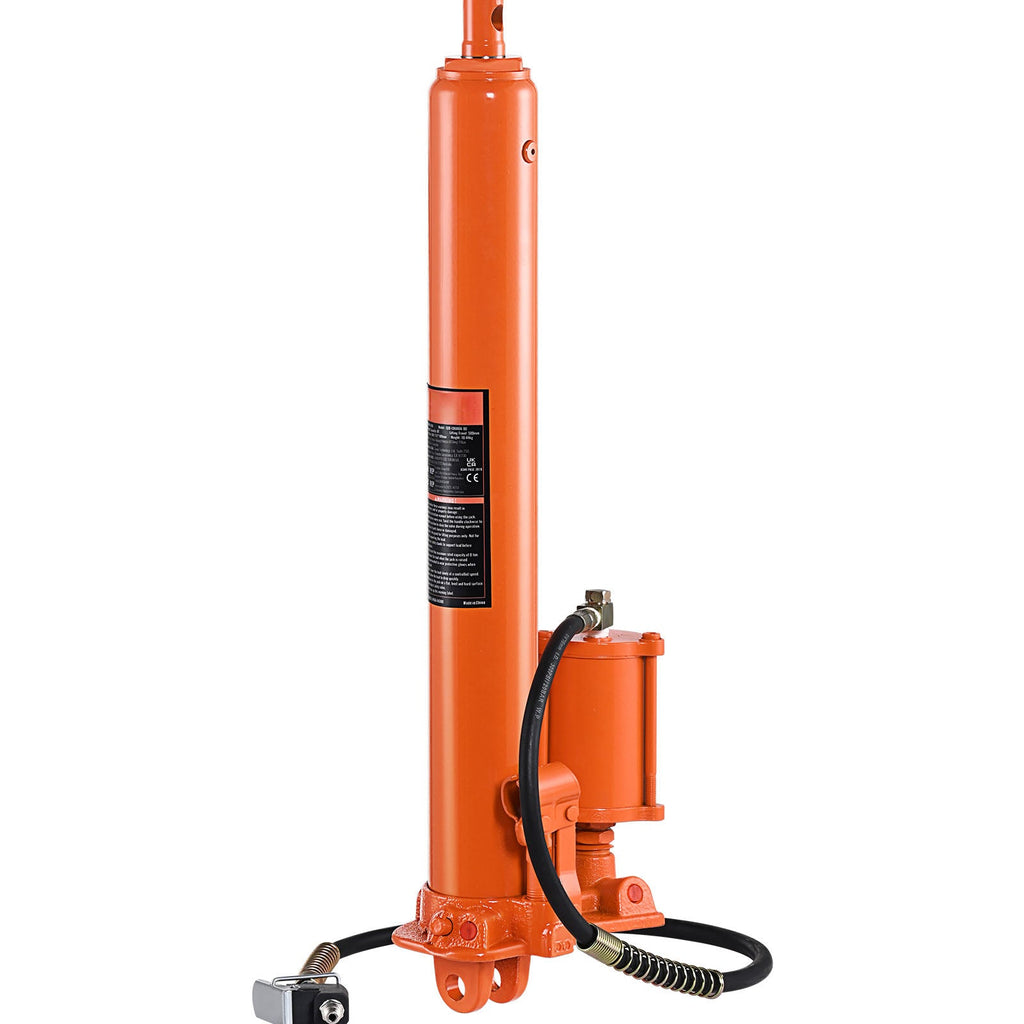 Hydraulic Long Ram Jack with Dual Pump Design - Steel