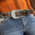 Carved Western Belt