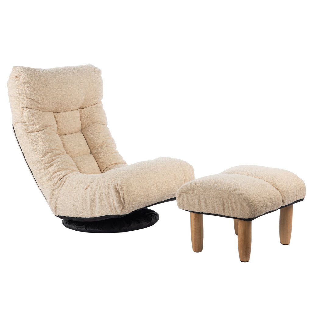 Adjustable Japanese Reclining Floor Chair Sofa With Metal Frame