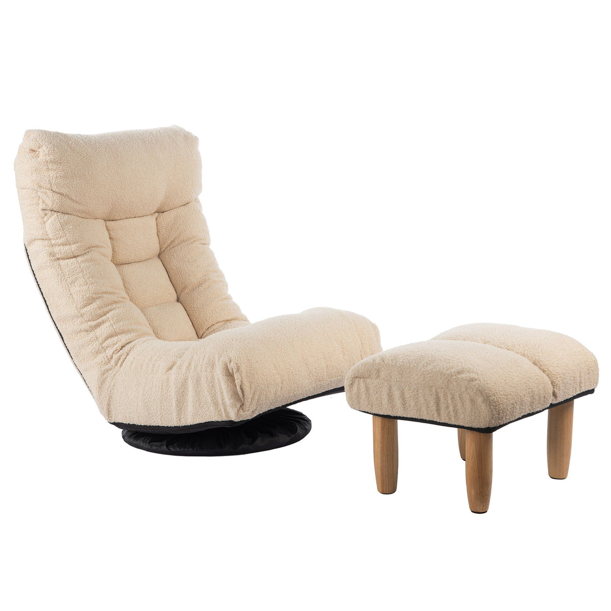 Adjustable Japanese Reclining Floor Chair Sofa With Metal Frame