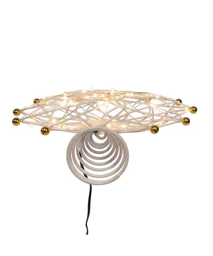 Radiant 12-Point Lighted Star Treetop - 14.5 Inches