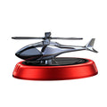 Solar Rotating Helicopter Car Air Freshener, Solid Aroma Balm Car Perfume Ornament For Vehicle Interior Decoration