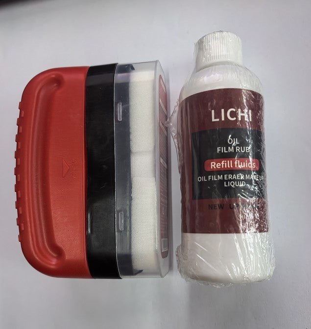 Automotive Oil Film Cleaning Brush Windshield Car Glass Sponge Cleaner Universal Removes Dirt Glass Cleaning Wipe Board Tool