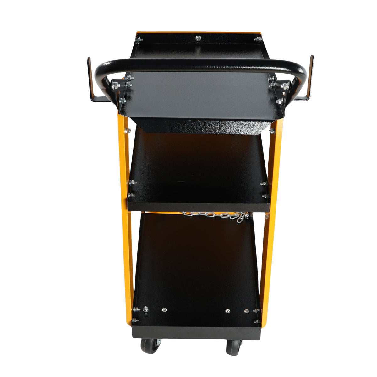 Multi-Function Welder Trolley with 4 Drawers and Safety Chains - Iron