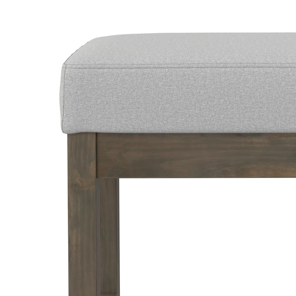 Milltown Upholstered Ottoman Bench with Versatile Design - Multiple Colors