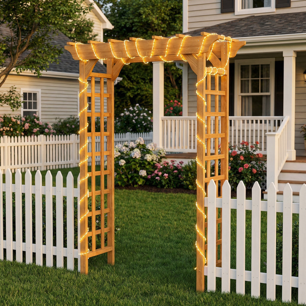 Wooden Arbor Wedding Arch for Ceremony