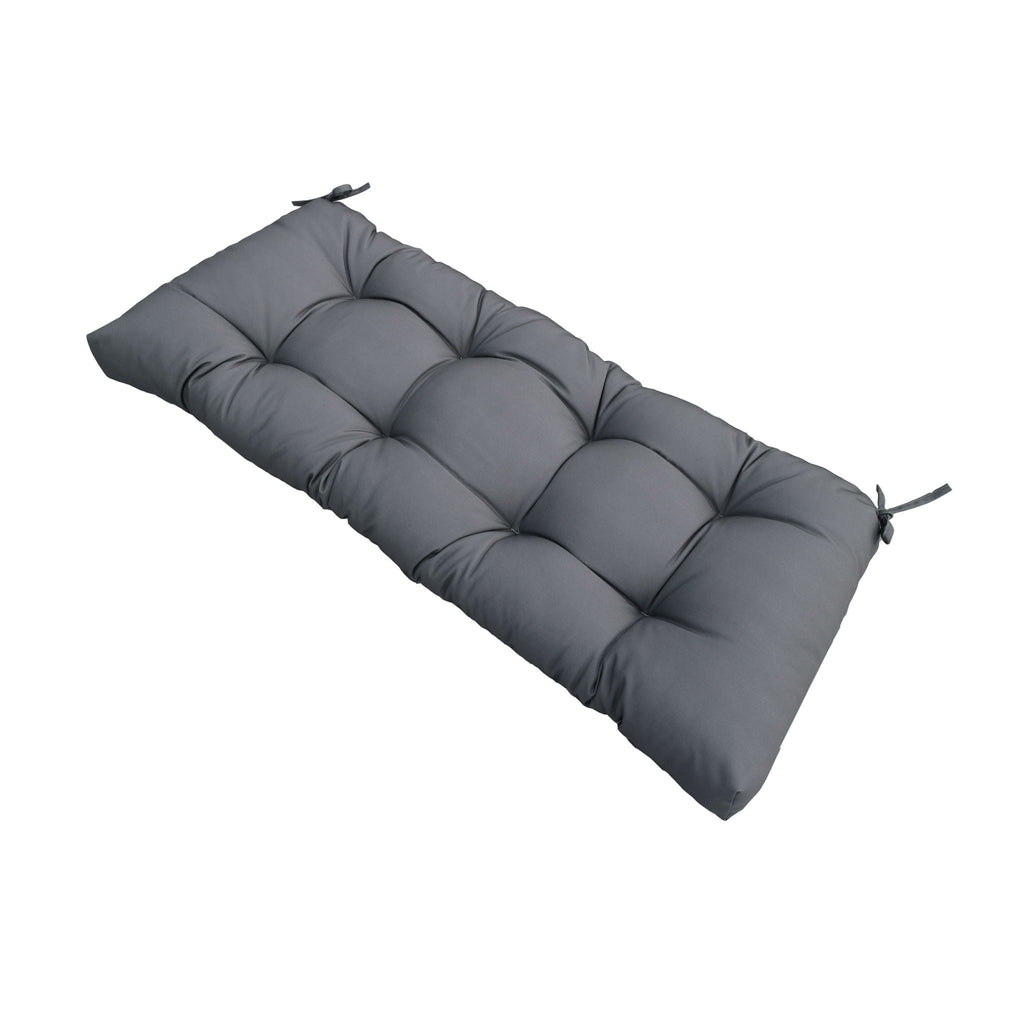 Outdoor Bench Cushion with Weather-Resistant Fabric - Red, Dark Gray, Light Blue, Blue