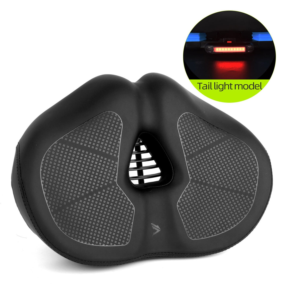 Wider Mountain Bike Saddle Shaped 412 Folding Bike Seat Cushion