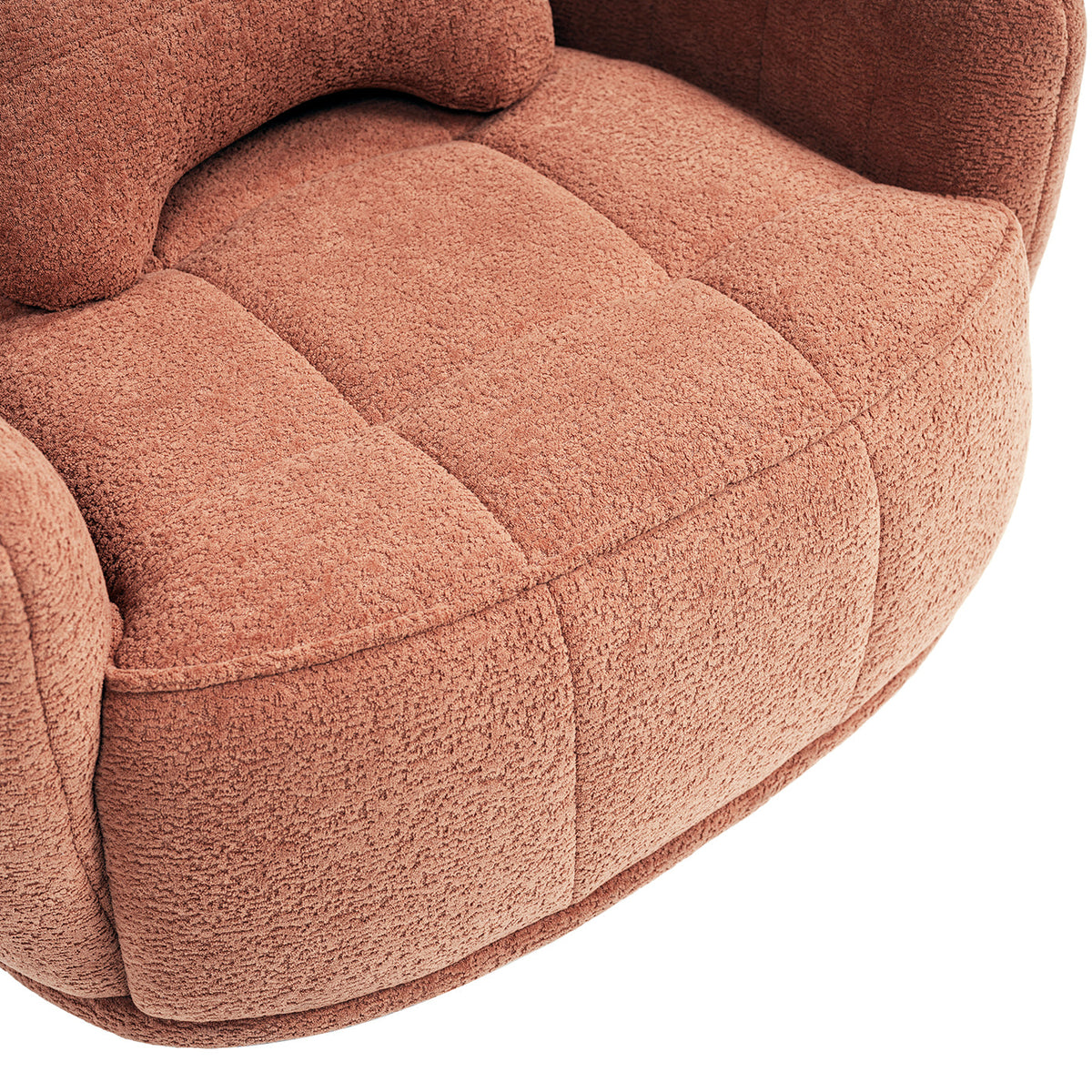 Louie 30.5" Modern Dog Sofa Bed with Bone Pillow - Medium, Spice