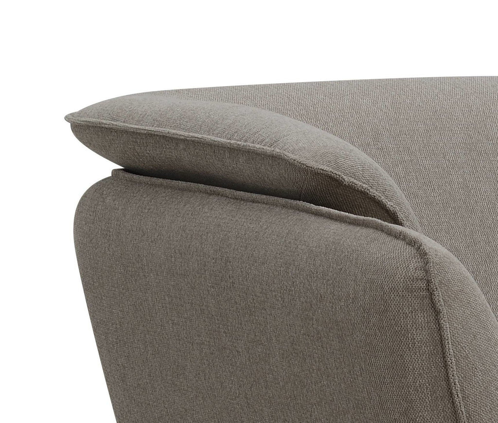 Nayeli Boucle Loveseat with Pocket Coil Seating - Gray or Dark Brown
