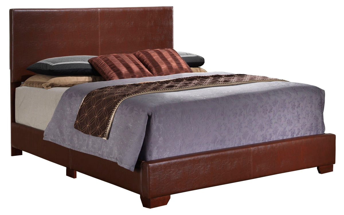 Elegant Platform Bed with Upholstered Finish - Multiple Colors